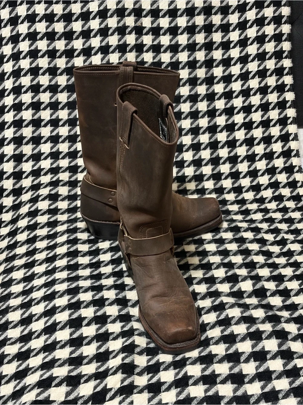 Frye Leather 12R Harness Boot - Picture 2 of 7